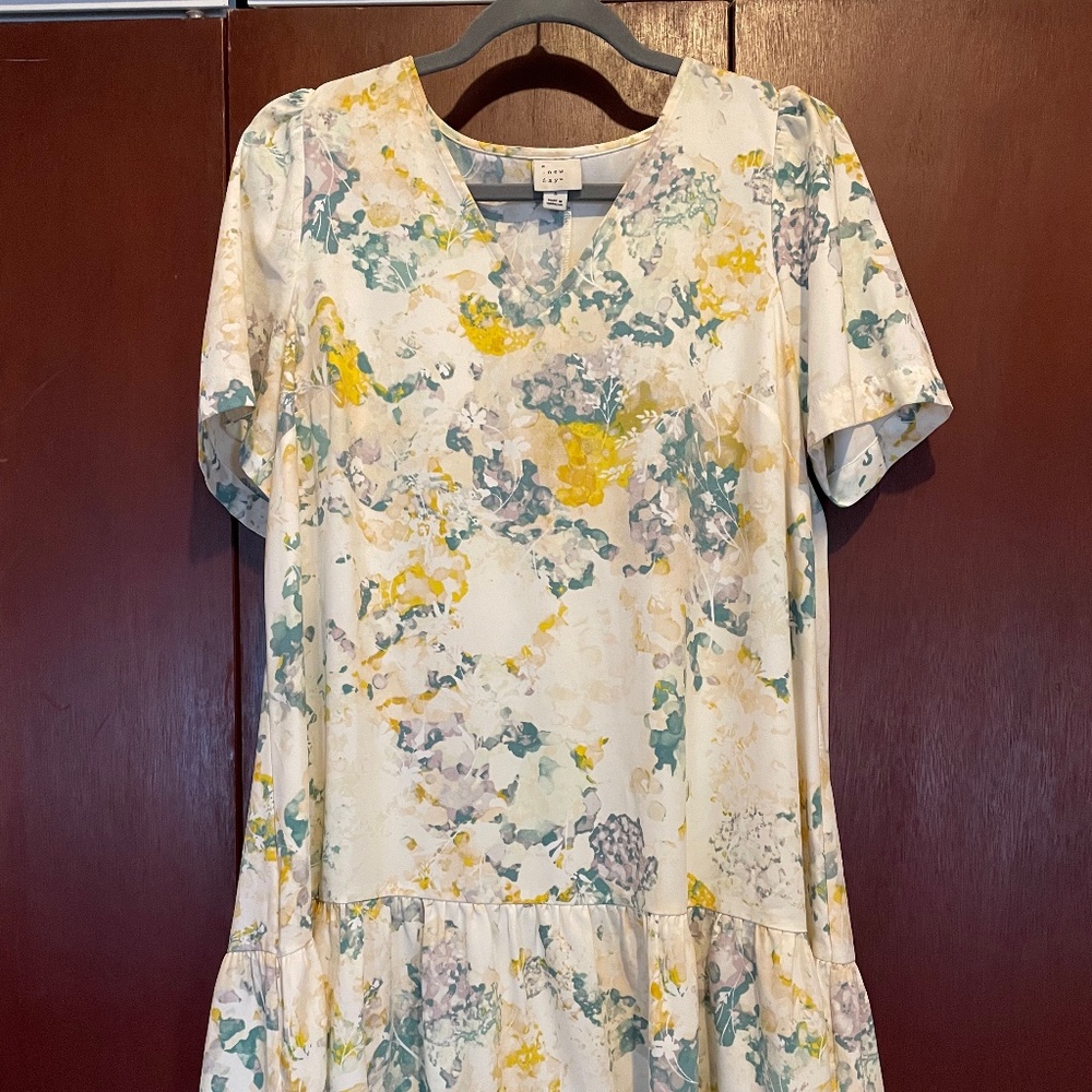 A New Day Watercolor Dress